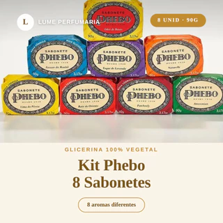 Caixa Sabonete Presente Granado Phebo Kit Clássicos 8 Unidades