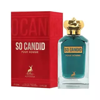 Perfume Arabe So Candid Masculino Pour Homme Edp 100ml