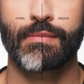 Kit Tintura Para Barba e Bigode Beautify Pro Preto 50g Sem Amônia e PPD