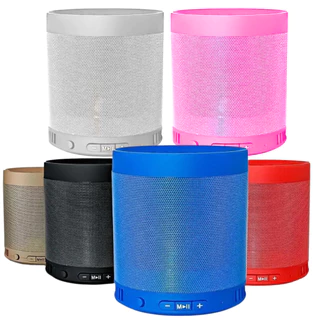 Caixa De Som Bluetooth Com Rádio FM Entrada Cartão Sd + Pendrive + Usb + Auxiliar Caixinha Portátil