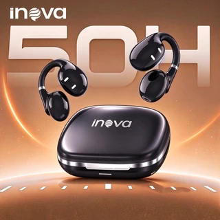Fone de Ouvido Bluetooth INOVA Clipe de Orelha OWS Aberto Sem Fio Esportivo HiFi Grave Potente Microfone Compatível iPho
