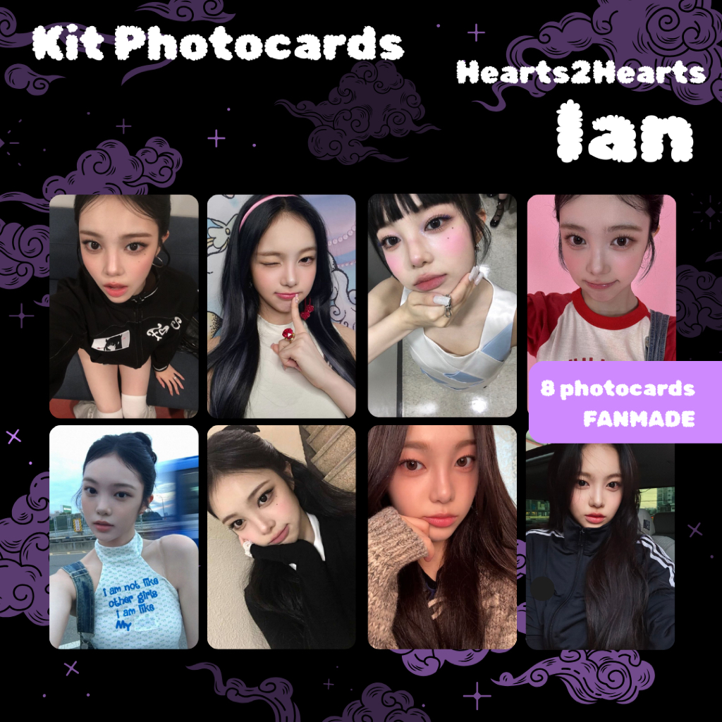 hearts2hearts rude イアン kpop nara トレカ Hearts2Hearts Photocards Selca h2h Kpop Ye-on Ian Yuha Carmen A-na