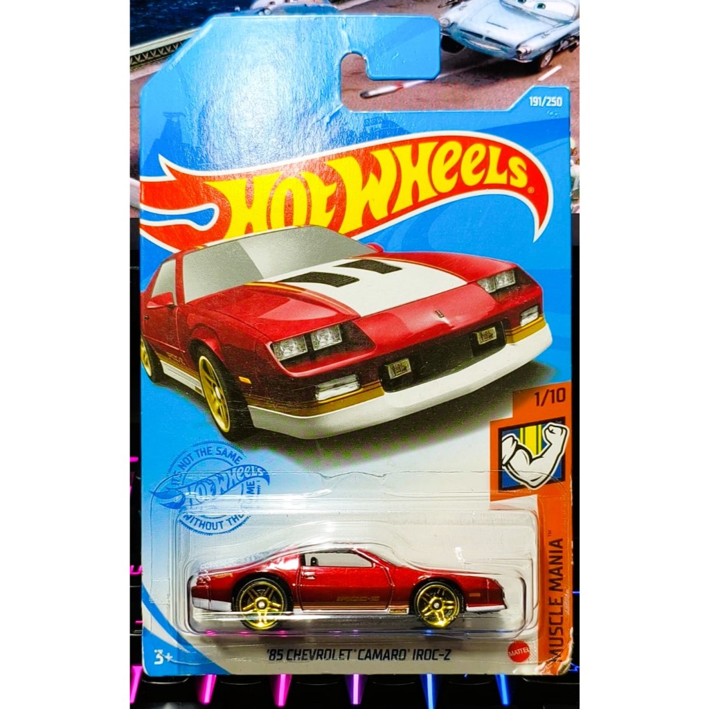 Hot Wheels - 85 Chevrolet Caramo IROC-Z | Carrinho Miniatura Die