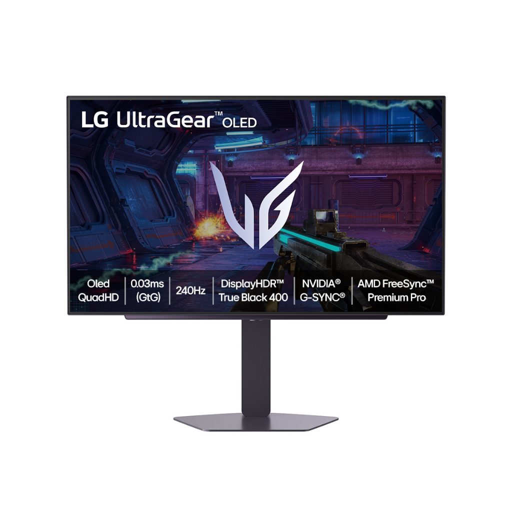 Monitor LG UltraGear™ OLED 27GX704A-B 27" QuadHD, 0.03ms (GtG), 240Hz,NVIDIA G-SYNC, AMD FreeSync Premium Pro, Vesa Cle