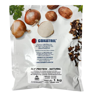 Proteína da Soja Natural 1Kg - Proteína Vegana em Pó - Soy Protein - Para Shakes e Receitas Fitness