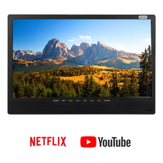 Monitor Portátil 17,3 E 19 Polegadas com TV Digital e Android 14 – Entrada HDMI e USB – 110V/220V