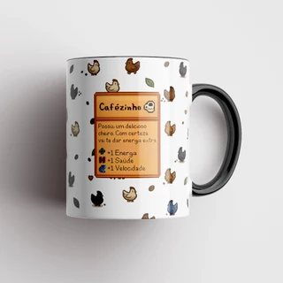 Caneca Stardew Valley - Cafézinho/Cházinho - Jogo/Game - Presente Gamer - Café e Chá