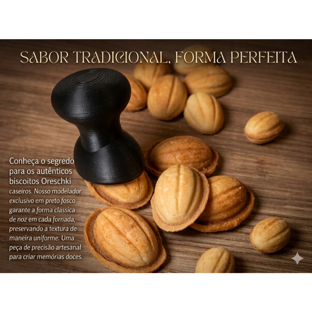 KIT 2 Cortadores de Biscoitos Oreschki – Alta Qualidade, Pra