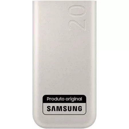 Carregador Portatil Samsung 3x USB-C 20000mAh Super Rapida 45W - Bege