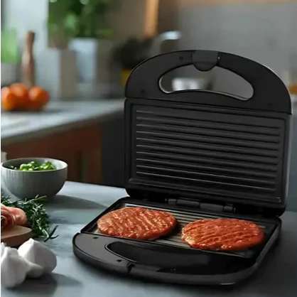 Sanduicheira Prensa Grill 2 Em 1 Antiaderente Multiuso 750W 