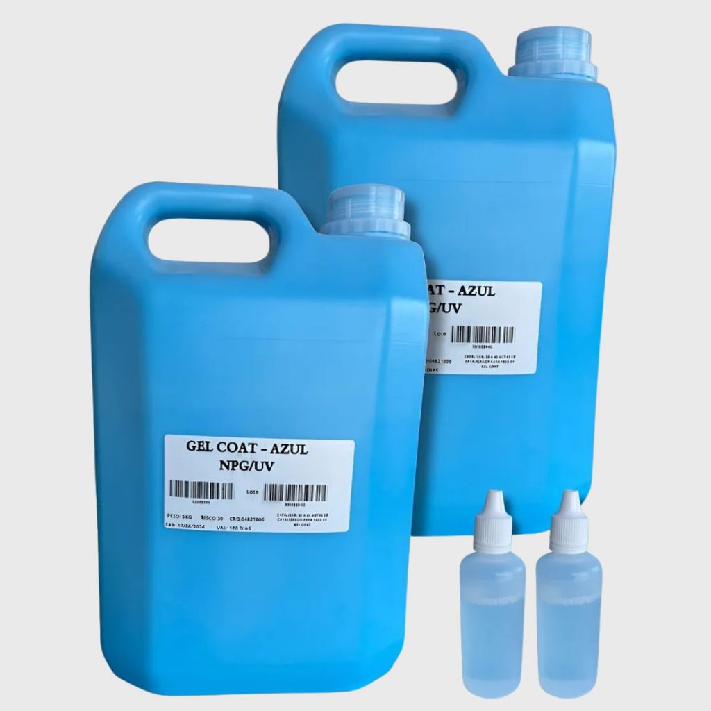 GelCoat Azul 10 kg Gelcoat para Piscina De Fibra de Vidro Jetski Canoas ...