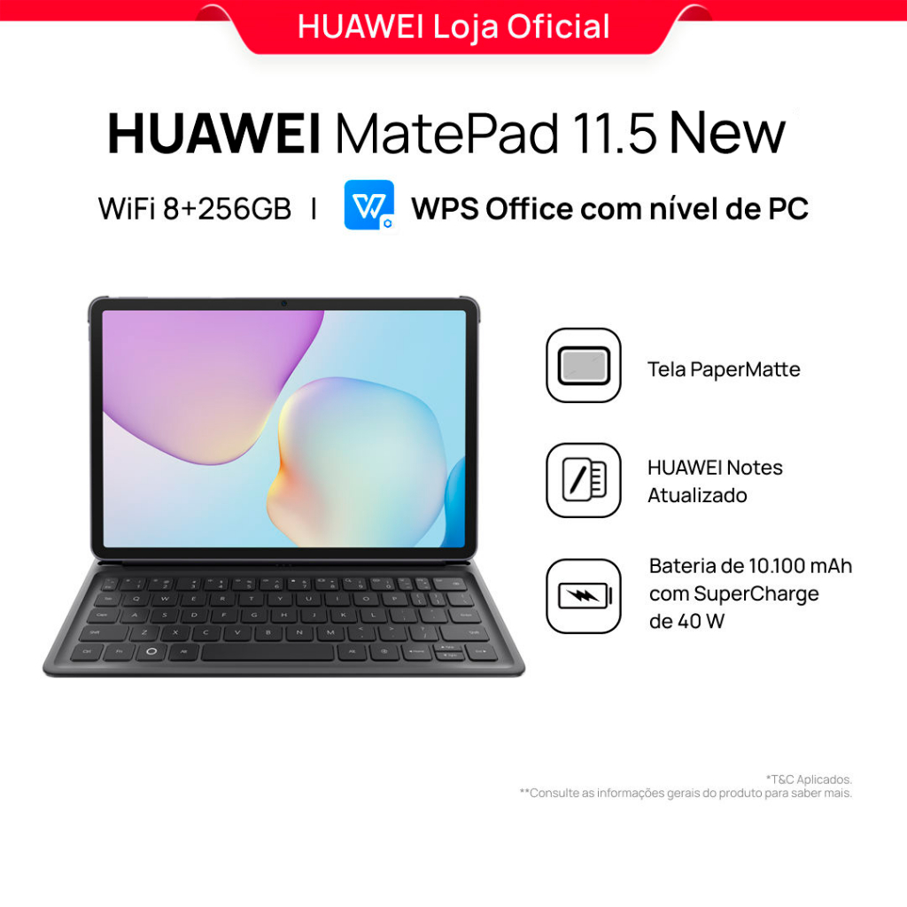 HUAWEI MatePad 11.5 New | Edição PaperMatte WiFi 8+256 GB