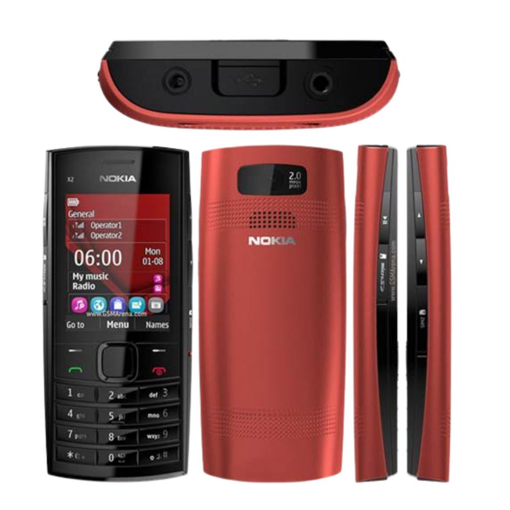 CELULAR NOKIA X102 NOVO VERMELHO SEM IDIOMA PORTUGUÊS | Shopee Brasil