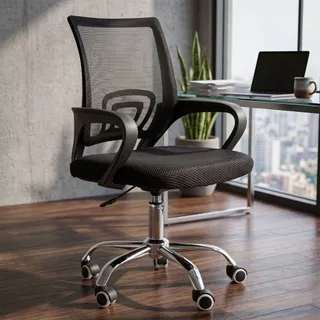Cadeira De Escritório Mesh Com Enconsto Ergonômico Tela Mesh Nr17