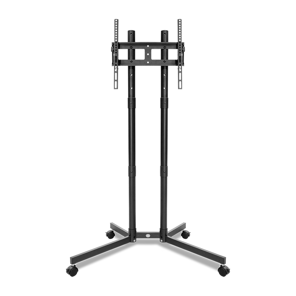 Suporte Pedestal Para TV 32 a 80 Pol Com Rodinhas Ajustável