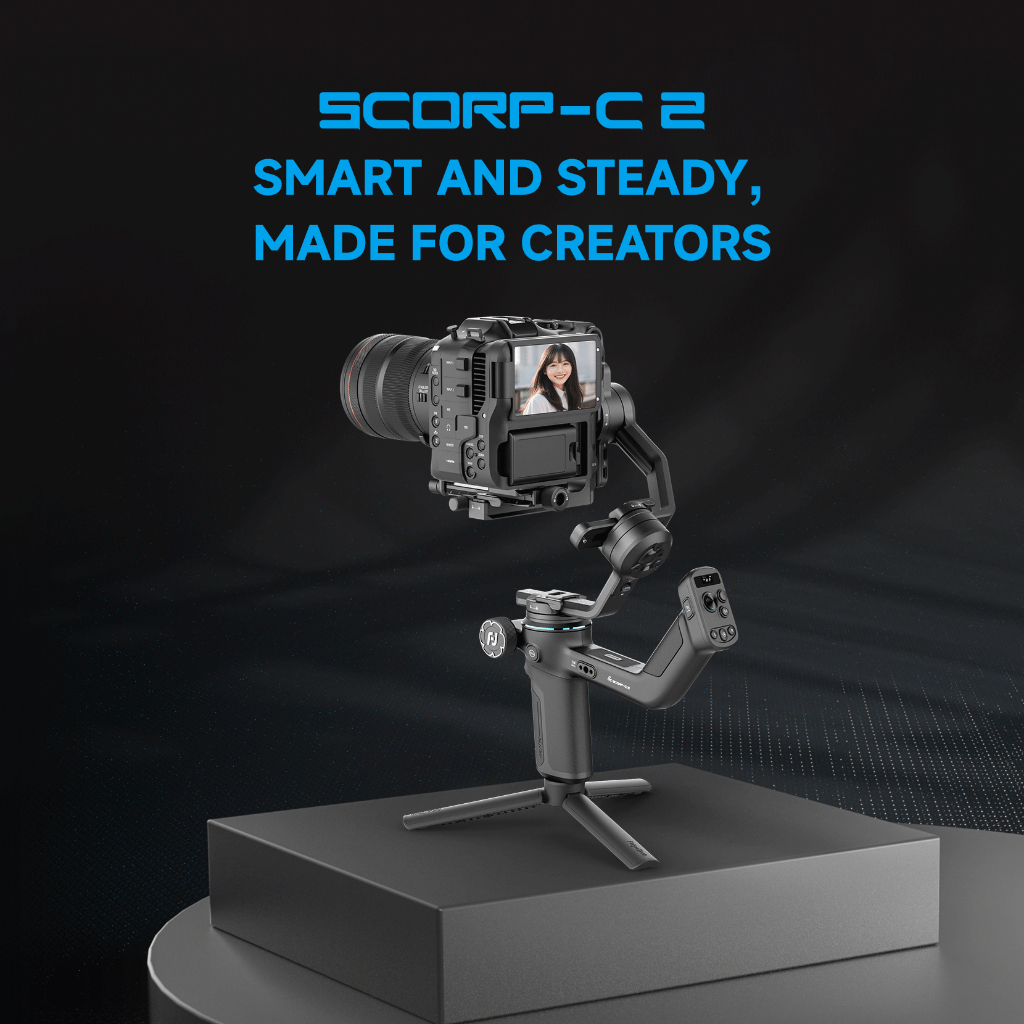 FeiyuTech Scorp C2 Estabilizador de Câmera Carga 3.5KG Para Câmera sem ...