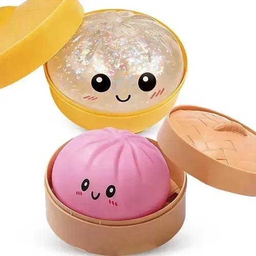 Squishy Dumpling Surpresa Chance De Glitter Raro | Shopee Brasil