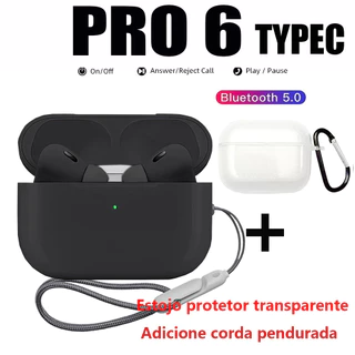 Fone De Ouvido AiPod pro 5s TWS Bluetooth Sem Fio Bluetooth 5.3 Esportivos