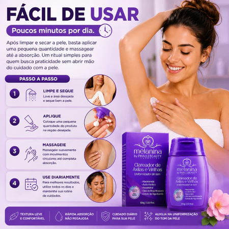 Creme Clareador Melanina PhálleBeauty — detalhe 2