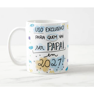 Caneca Uso Exclusivo De Quem Vai Ser Papai Revelação Gravidez