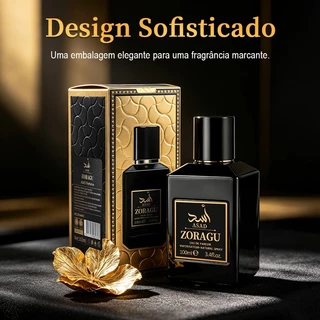 ZORAGU Perfumes 100ML Men Black Masculino Eau de Parfum Árabes perfume masculino