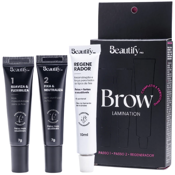 Brow Lamination Kit Lash Lifting Kit Brow Lamination Laminação de Sobrancelhas - Beautify Pro