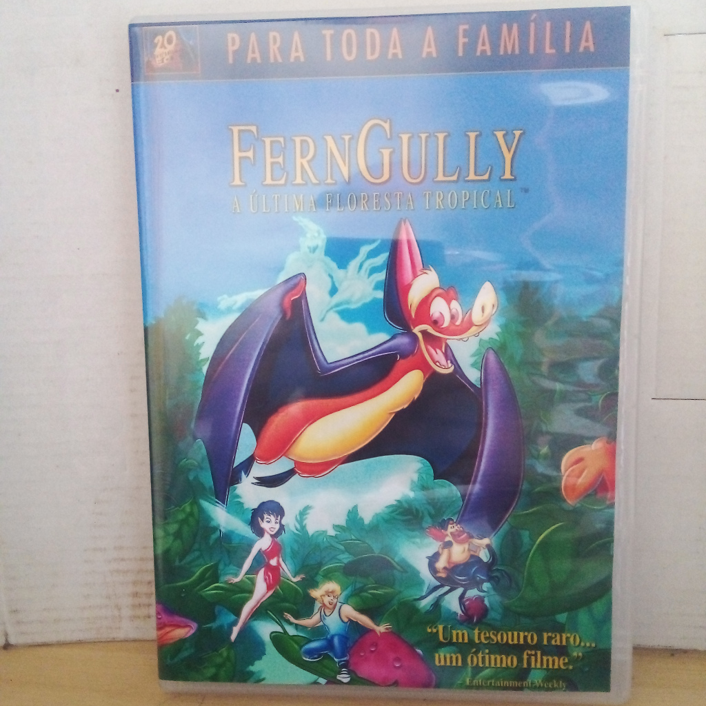 DVD Ferngully As Aventuras de Zack e Crysta na Floresta Tropical