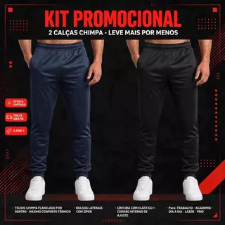 Kit 2 Calças Chimpa Unissex ​Conforto Térmico e Leveza
