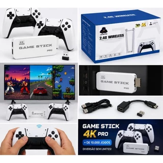 Game Stick 2 controles sem fio 15mil jogos
