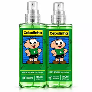 Body Splash Deo Colônia Cebolinha 100ml -, refrescante e alegre para o dia a dia