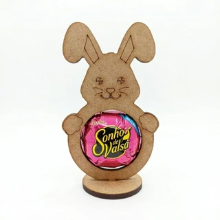 Kit 20 Porta Bombom Coelhinho da Páscoa MDF Crú Lembrancinha Semana Santa em Oferta na Shopee