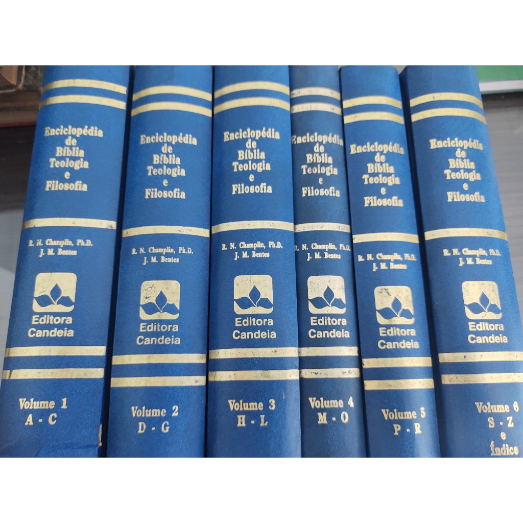 Livro Enciclopedia de Biblia Teologia e Filosofia 6 Volumes R