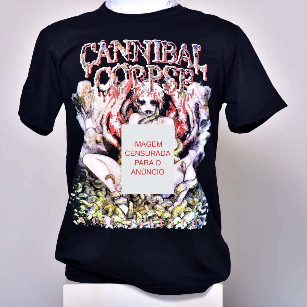 Camiseta Cannibal Corpse em Oferta | Shopee 2026