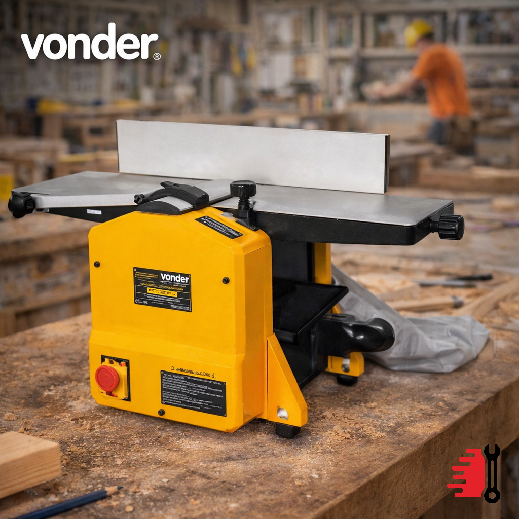 Plaina Desempenadeira Desengrossadeira PDD 1500 1500W 127V Vonder ...
