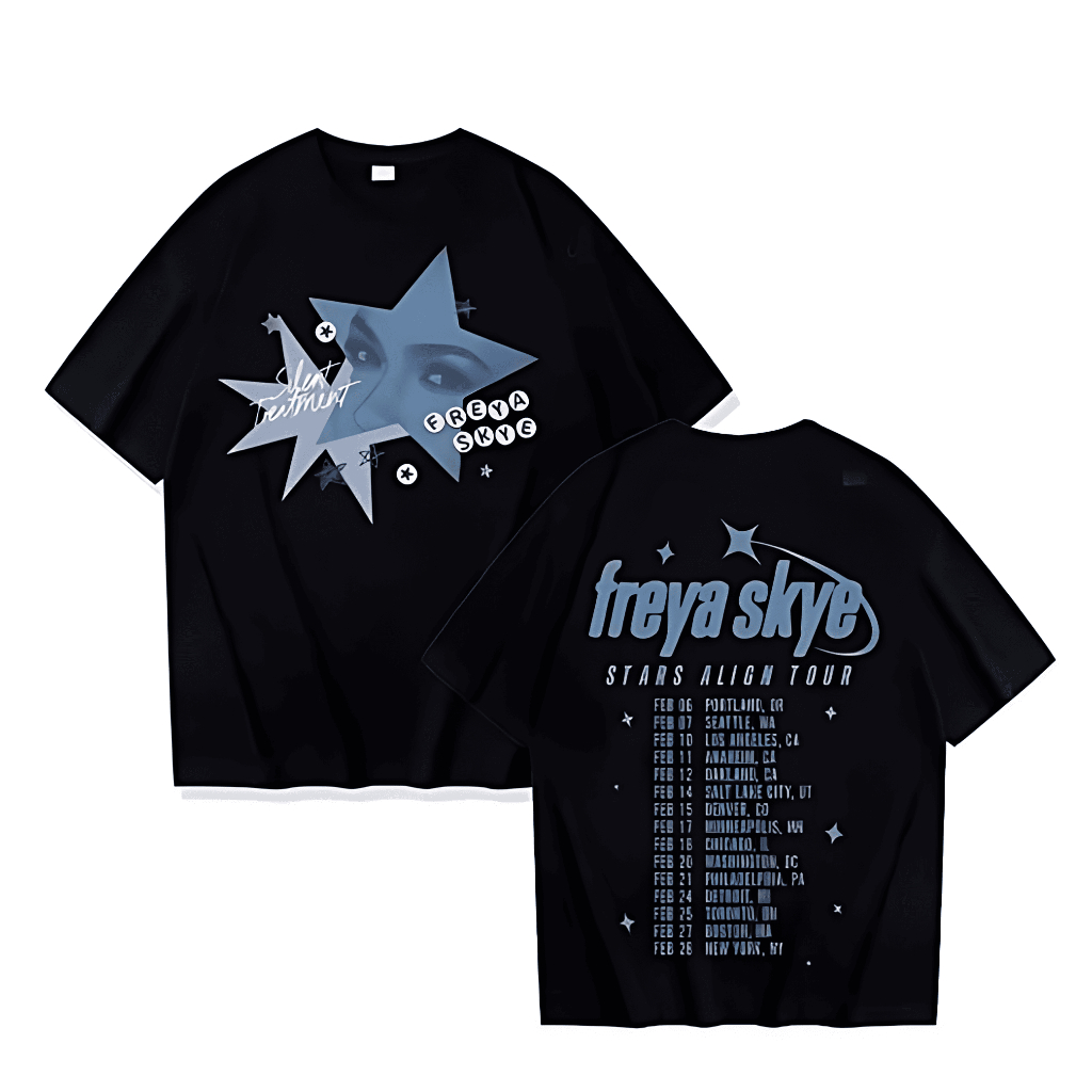 Camiseta Camisa Freya Skye Estampa Cantora Pop Estilo Fan Art Fã