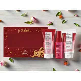 Presente Tododia Framboesa E Pimenta Vermelha (hidratante 80ml + sabonete 80ml + body splash 60ml))