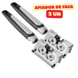 Kit 2 Afiador Amolador de Facas Canivete Aço Inox Profissional Tesoura em Oferta na Shopee