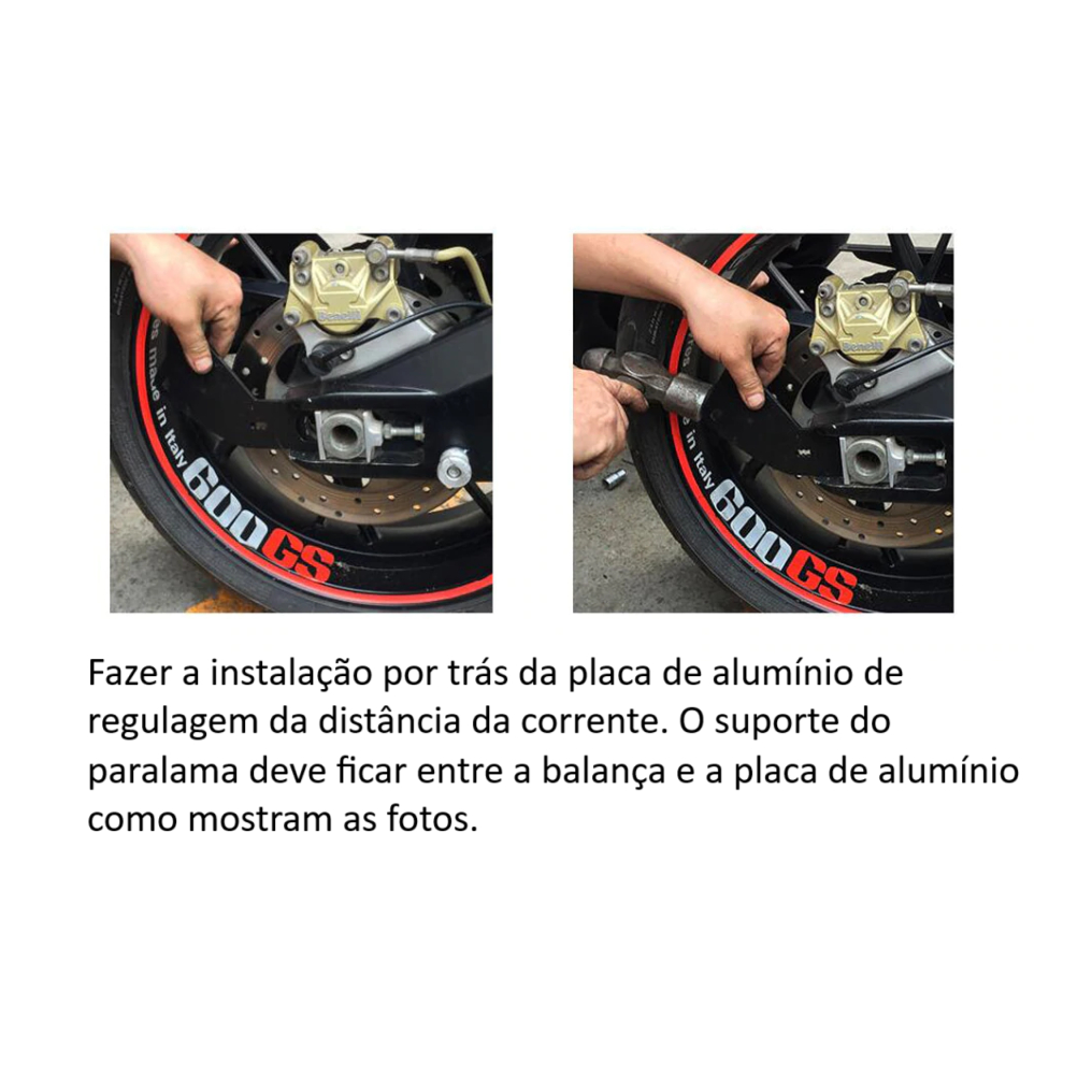 Paralama Traseiro Anti Spray Vulcan 650 Ninja ZX-6R Vulcan s ZX6