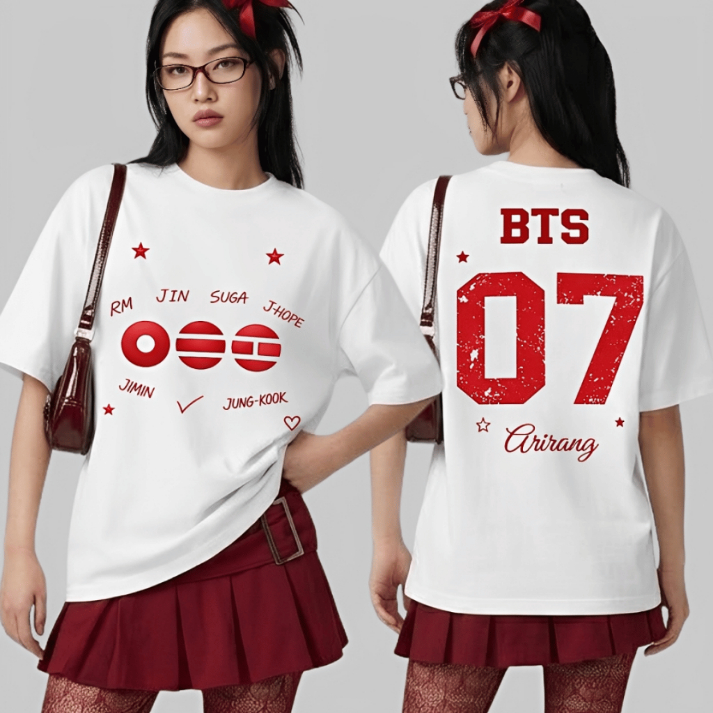 BTS ARIRANG TOUR Tシャツ Sサイズ Camiseta Bts Arirang Tour 2026 K-pop Álbum World Tour Streetwear