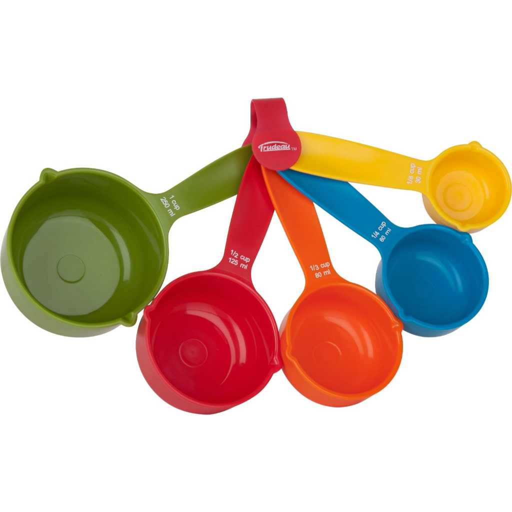 Kit Colheres Medidoras Coloridas 5 Peças – Medidores de Cozi
