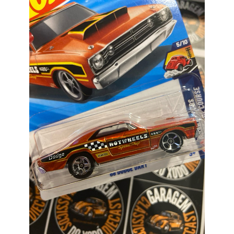 miniatura Hot Wheels 68 Dodge Dart (penzoil) - DRAG RACERS