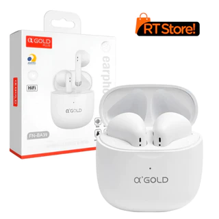 Fone De Ouvido Sem Fio Bluetooth Original A'Gold FN BA39 Compatível Android e iOs
