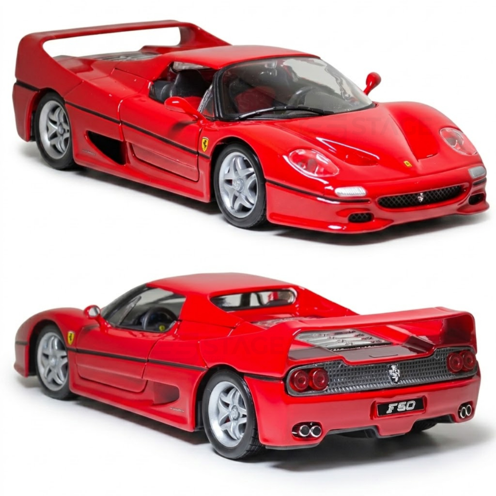 Miniatura De Ferro Ferrari F50 18cm 1:24 Bburago | Shopee Brasil