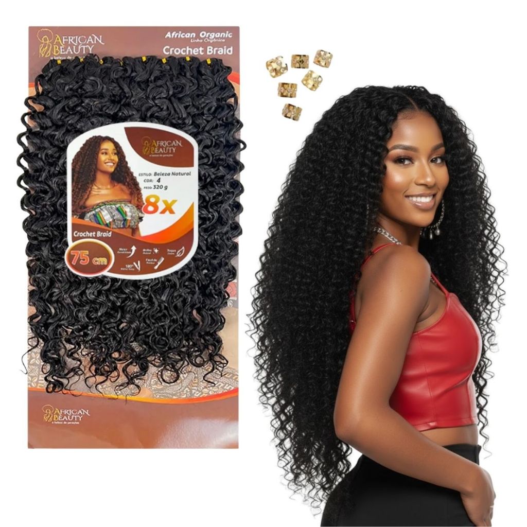 Cabelo Cacheado P Crochet Braid Beleza Natural African Beauty