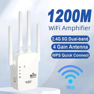 1200Mbps 5Ghz Repetidor Wifi Sem Fio 2.4G 5G Amplificador De Sinal Extensor Roteador Booster Network