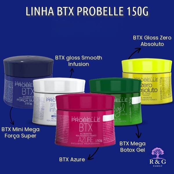 BTX LINHA PROGRESSIVA 150G PROBELLE | Shopee Brasil
