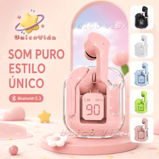 Air31 Fone de Ouvido Bluetooth Sem Fio – Graves Potentes, Cancelamento de Ruído &Tela Digital