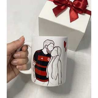 Caneca personalizada com traços de foto