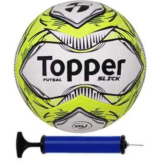 Bola Topper Futsal Futebol de Salão Oficial + Bomba de ar