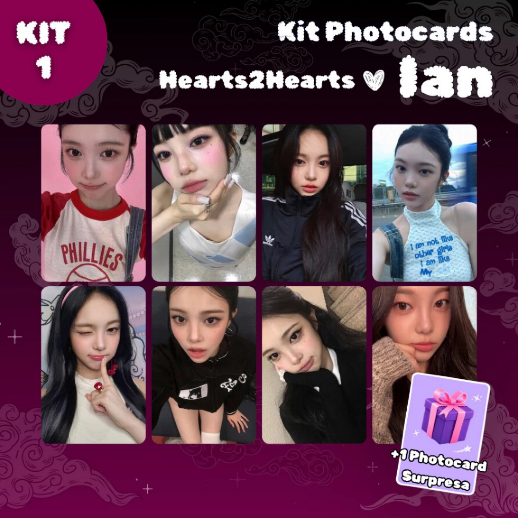 Hearts2Hearts Photocards Selca H2H Kpop Ye-on Ian Yuha Carmen A-na